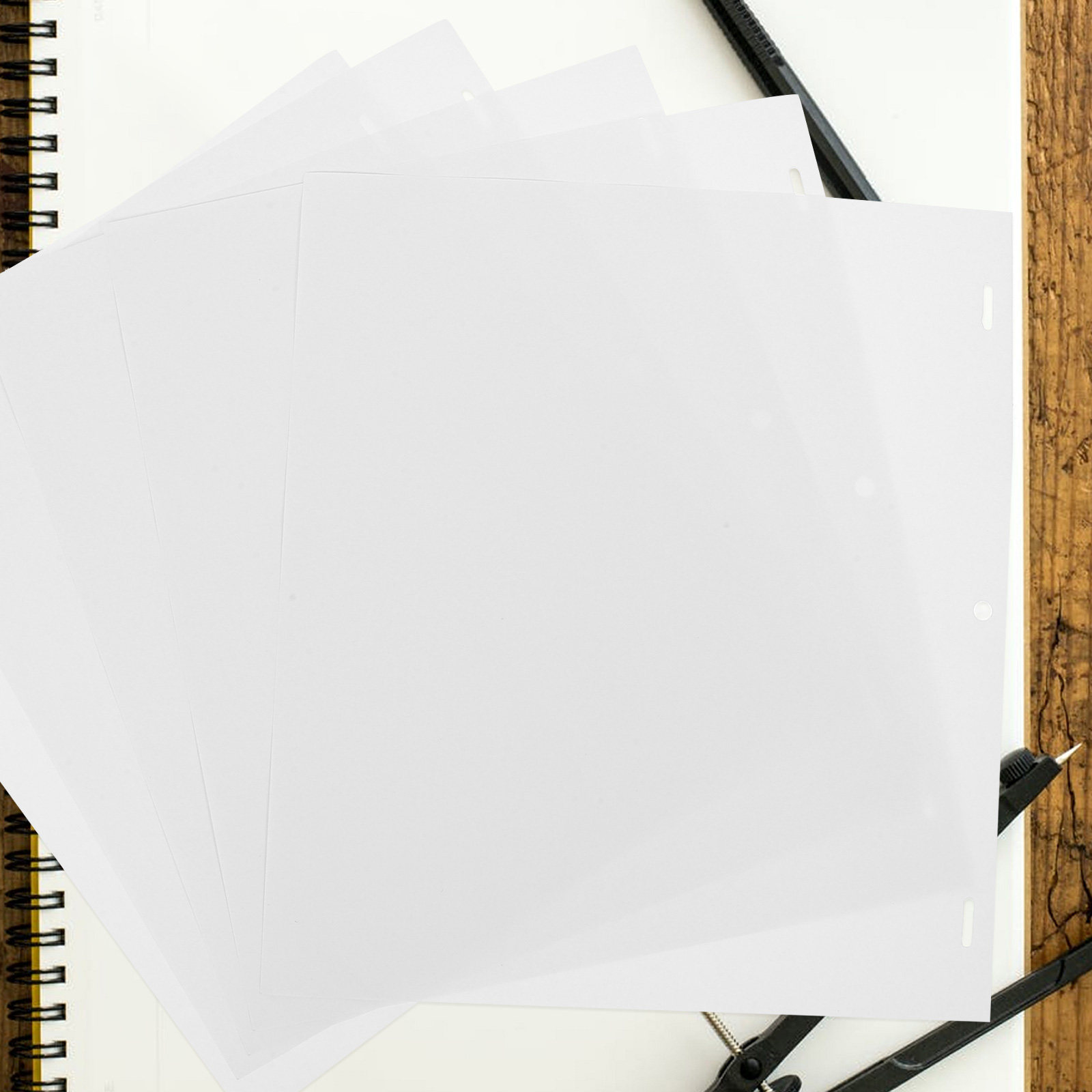 Art Craft Education - 200Pcs Blank Animation Paper Thick Drawing