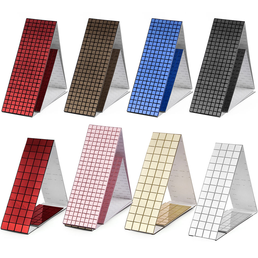 Art Craft Mirror - Mini Square Mirrors Mosaic Tiles Self-Adhesive
