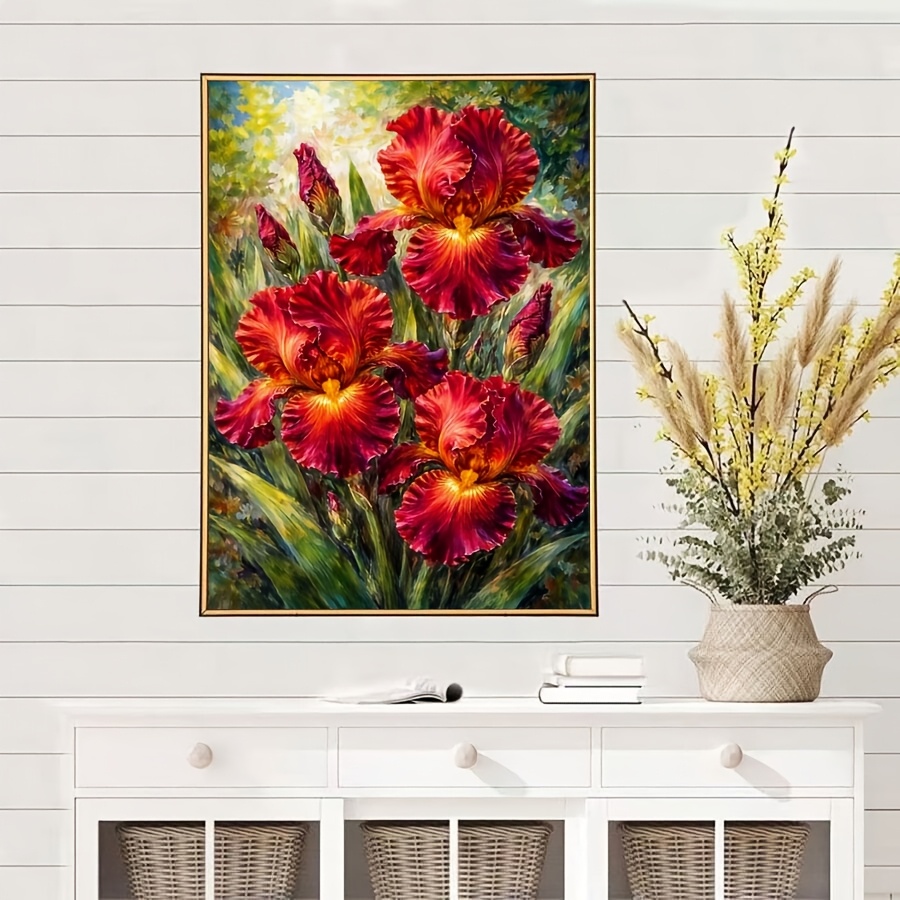 Art Craft Flower - Full Square Diamond,No FrameNew 5D Diamond
