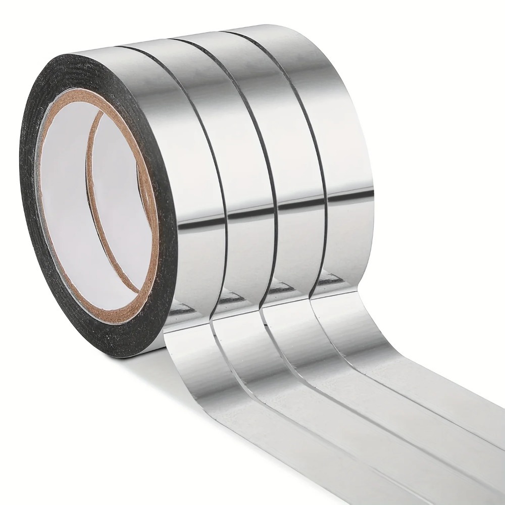 Art Craft Mirror - Silvery Metallic Mirror Tape,Art Self-Adhesive Decorative