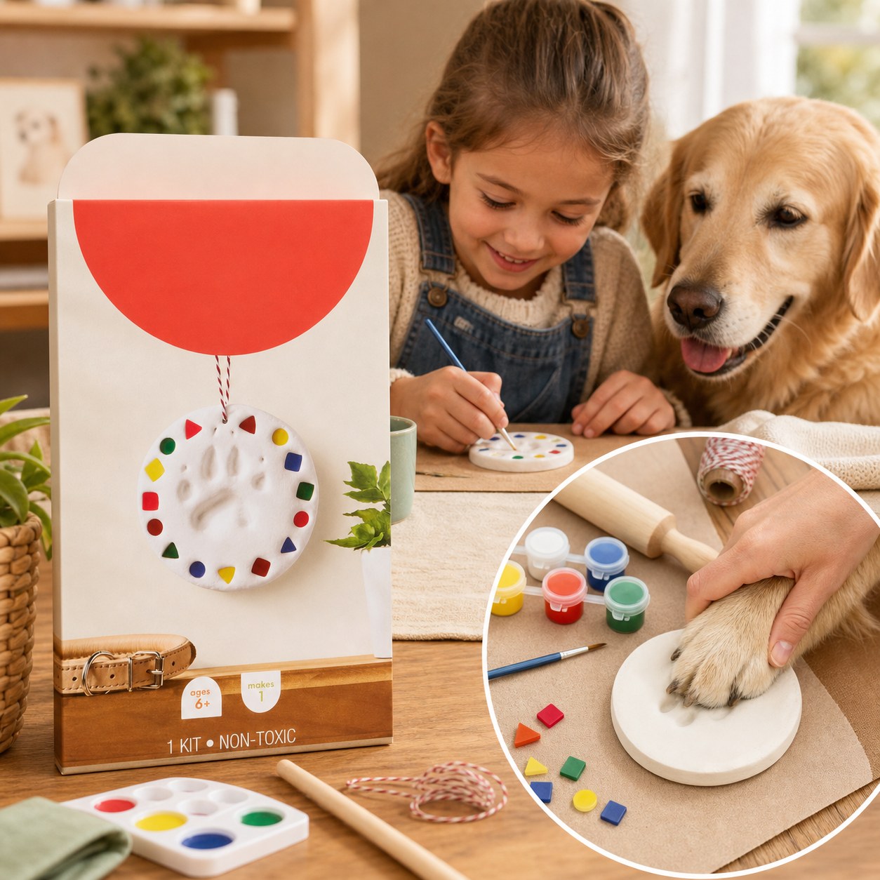 Air Dry Clay - Pets Craft Air Dry Clay Paw