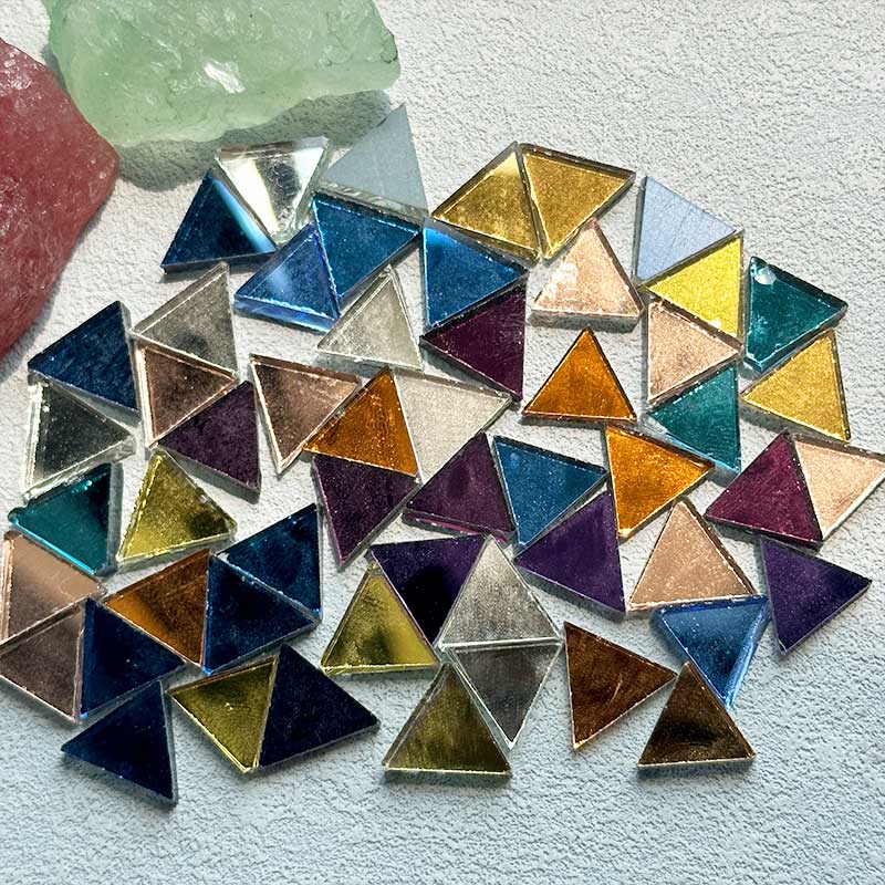 Art Craft Mirror - 100g Taobao Triangle Mirror Mosaic Tile