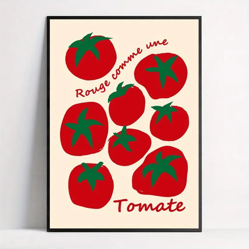 Modern Colorful Red Tomatoes W - Art Craft Kitchen 评论和价格