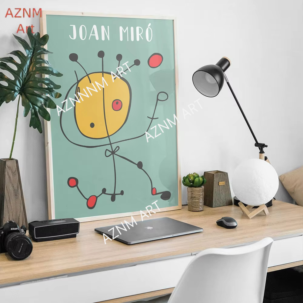 Joan Miro Abstract Art Vintage - Art Craft Kitchen 评论和价格