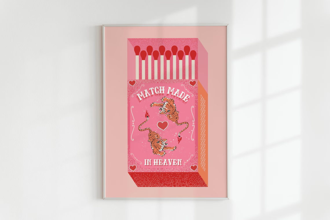 Match Made In Heaven Pink Matc - Art Craft Kitchen 评论和价格