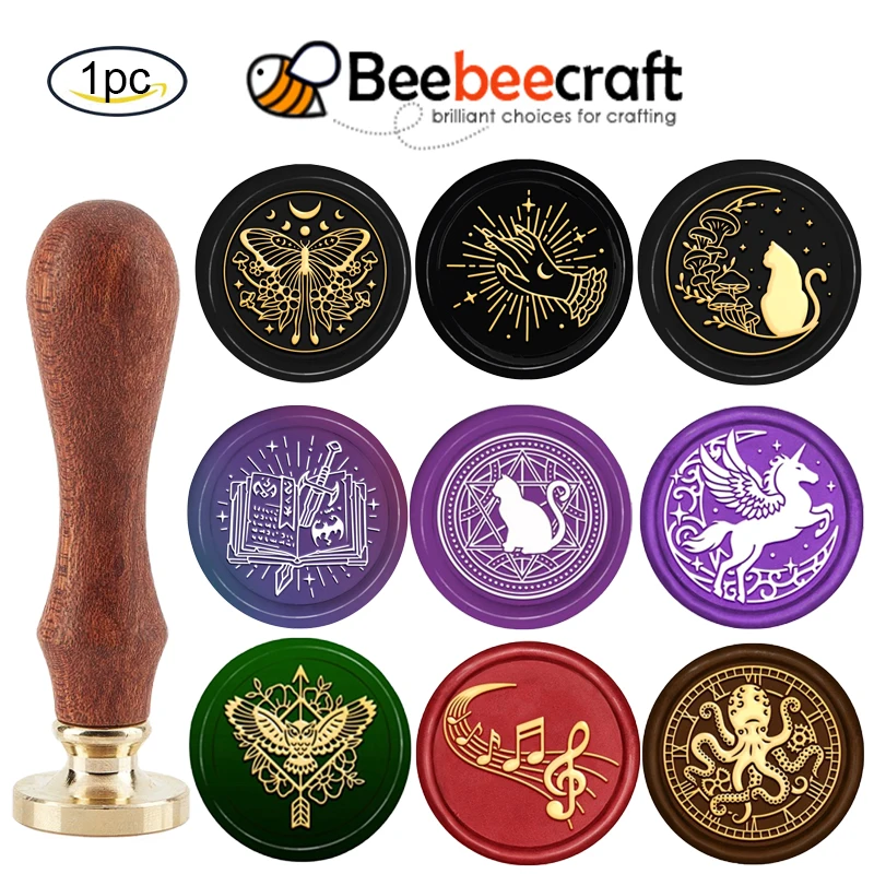 1PC Butterfly Wax Seal Stamp K - Batik Wax Kit 评论和价格
