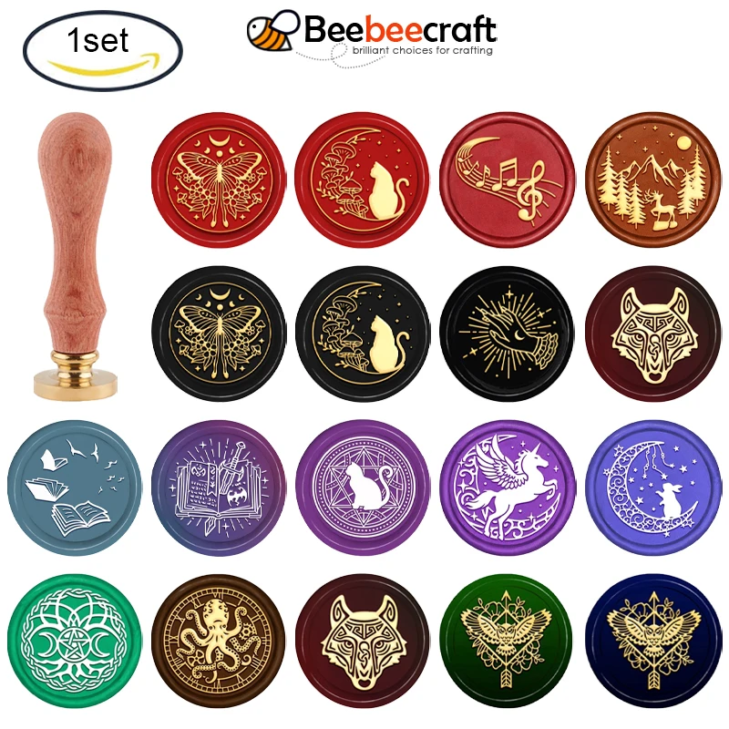 1PC Butterfly Wax Seal Stamp K - Batik Wax Kit 评论和价格