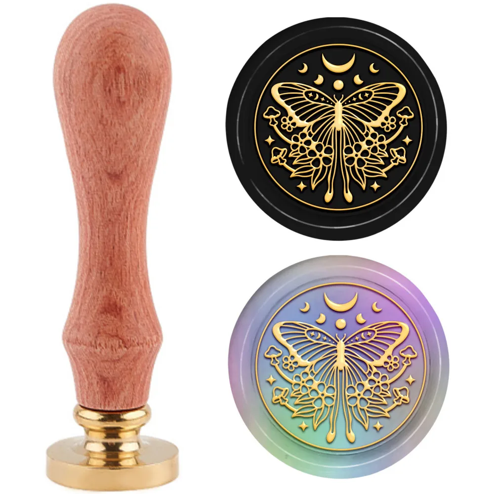 1PC Butterfly Wax Seal Stamp K - Batik Wax Kit 评论和价格