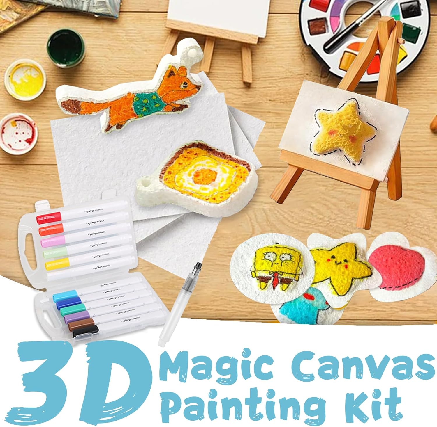 3D Puffy Foam Texture Painting - Art Craft Education 评论和价格