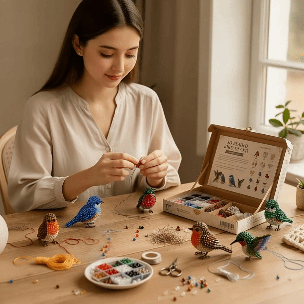 Handmade DIY Animal Bead Embro - Art Craft Education 评论和价格