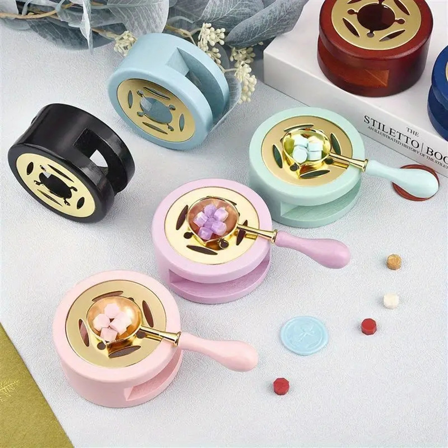1set Wax Seal Warmer Kit, Wood - Batik Wax Kit 评论和价格