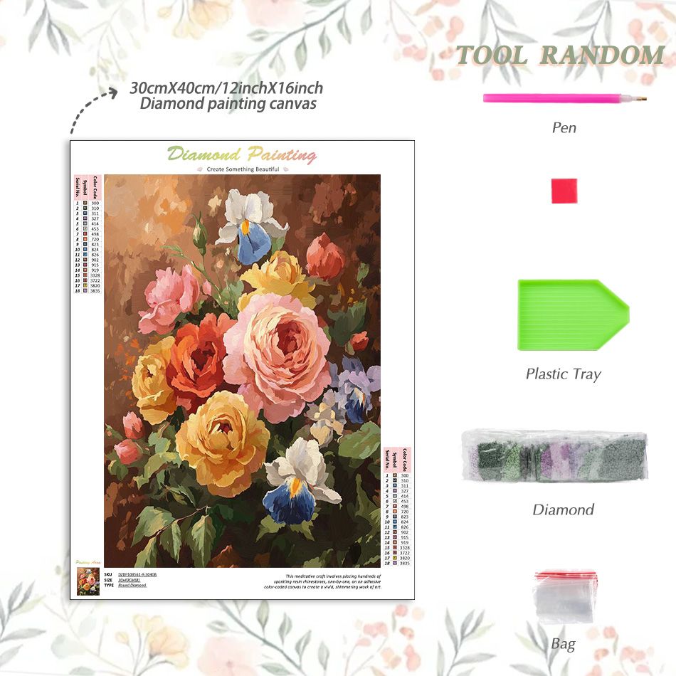 CHENISTORY Flower 5d Diamond P - Art Craft Ideas With Paper 评论和价格