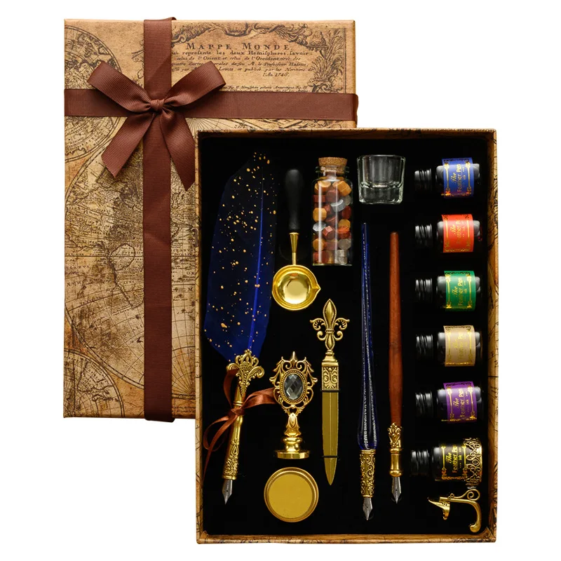 Antique Feather Dip Pen Kit Re - Batik Wax Kit 评论和价格