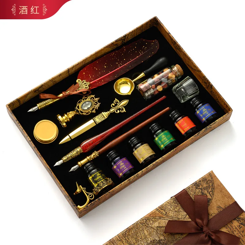 Antique Feather Dip Pen Kit Re - Batik Wax Kit 评论和价格