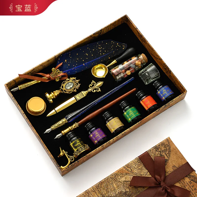 Antique Feather Dip Pen Kit Re - Batik Wax Kit 评论和价格