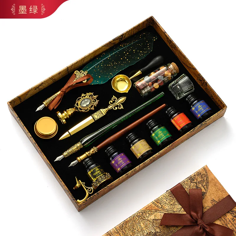 Antique Feather Dip Pen Kit Re - Batik Wax Kit 评论和价格