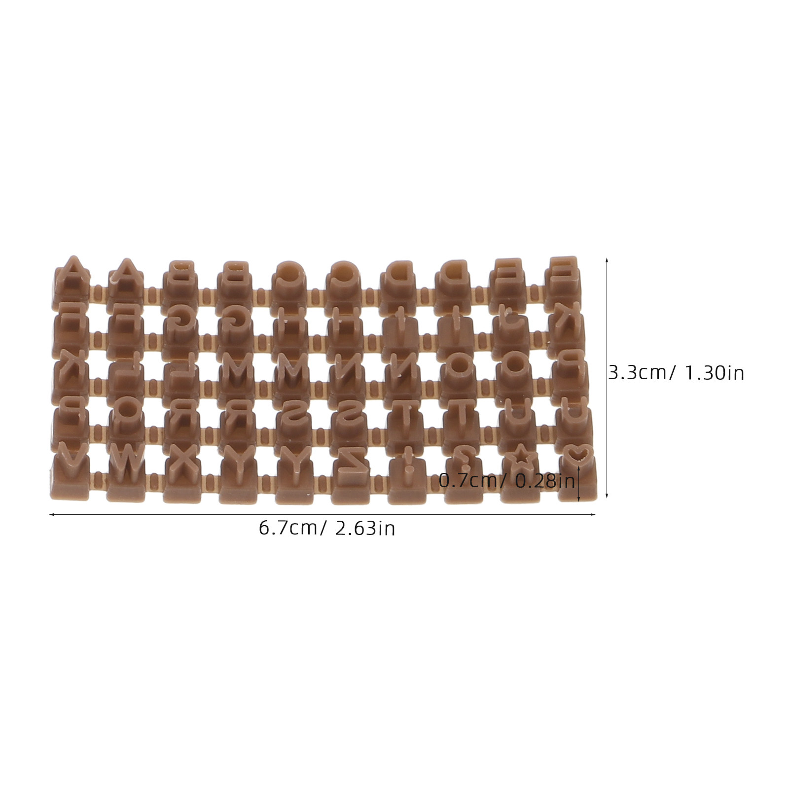 2Sets Clay Letter Stamps Alpha - Air Dry Clay 评论和价格