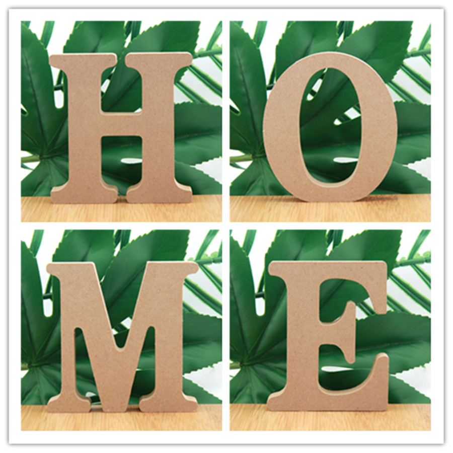 1pc 10cm Wood Color Wooden Let - Art Craft Names 评论和价格