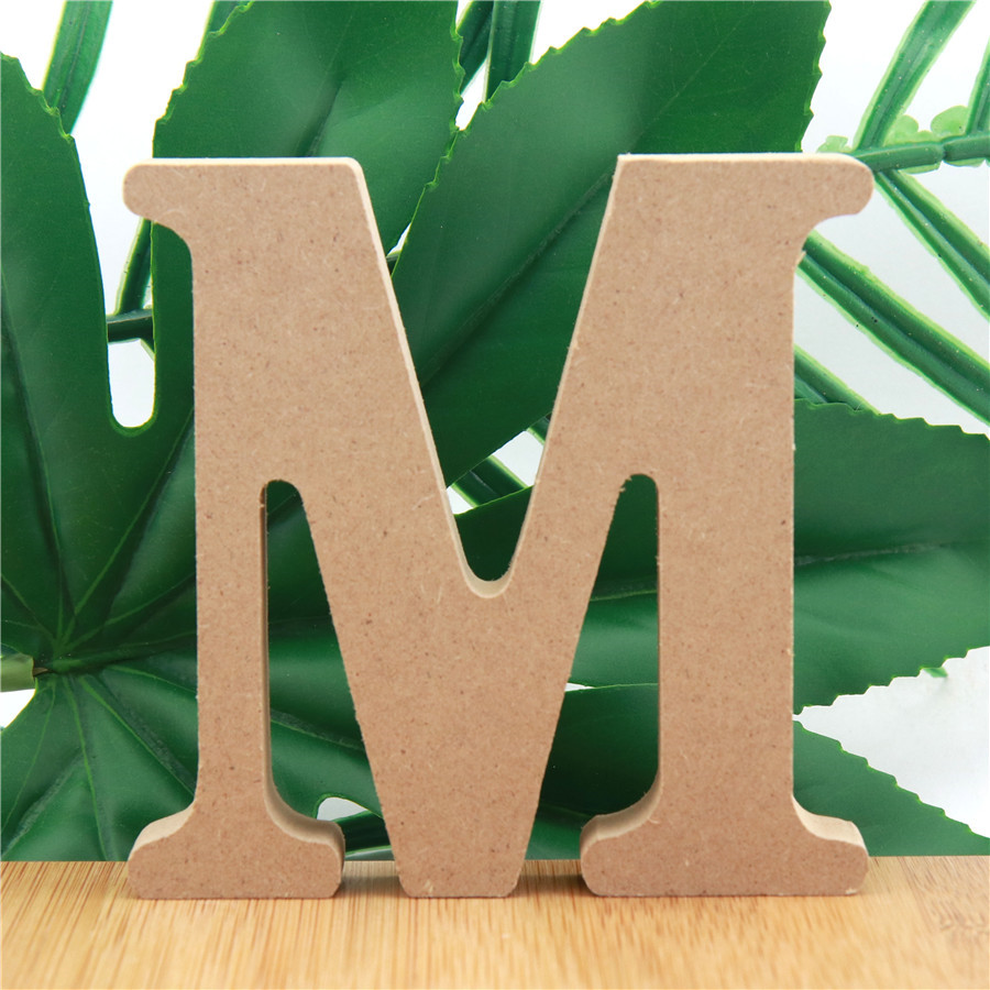 1pc 10cm Wood Color Wooden Let - Art Craft Names 评论和价格