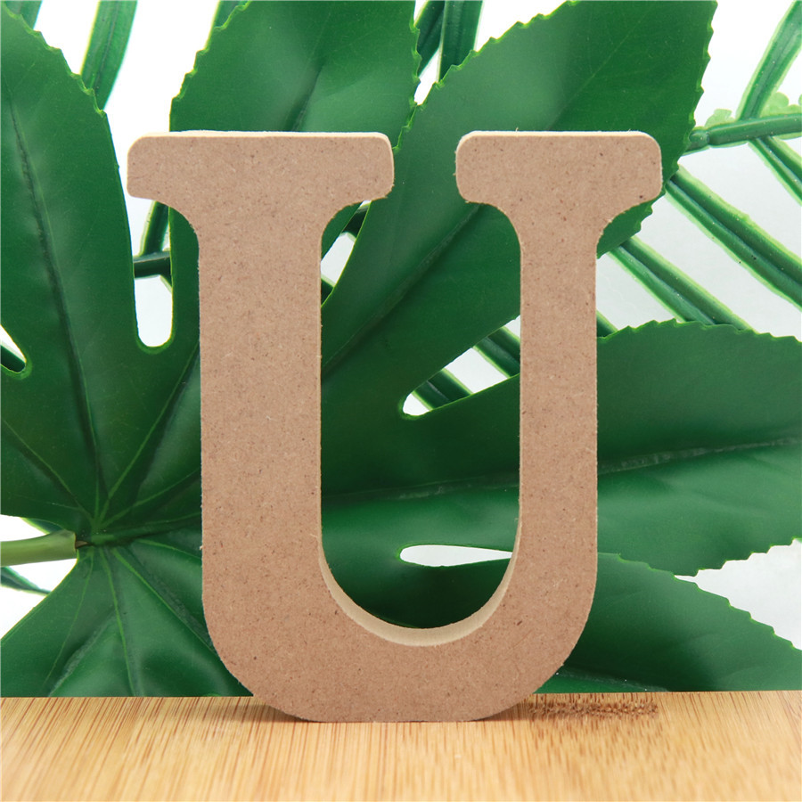 1pc 10cm Wood Color Wooden Let - Art Craft Names 评论和价格