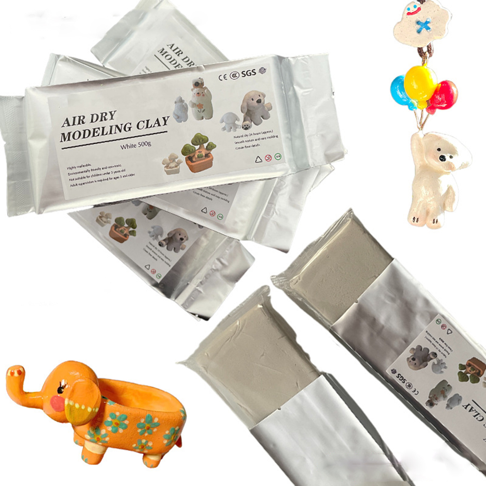 500g Air-Dry Modeling Clay No- - Air Dry Clay 评论和价格
