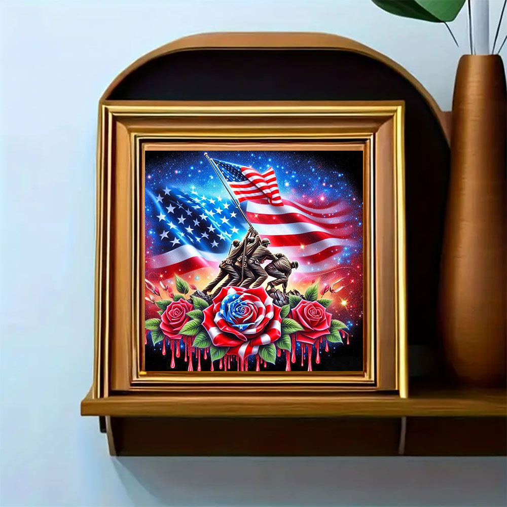 Warrior and Flower Pattern Dia - Art Craft Flower 评论和价格