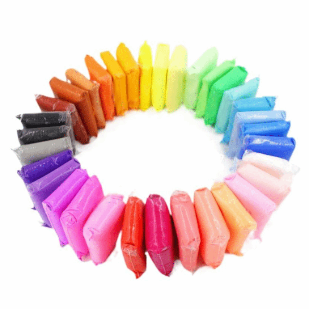 12/24/36pcs New Ultra-Light Pl - Air Dry Clay 评论和价格