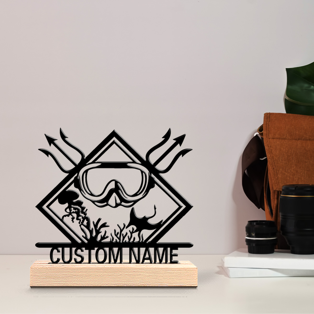 1pc Simple Diver Personalized  - Art Craft Names 评论和价格