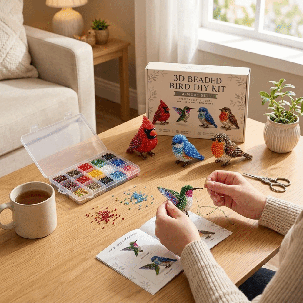 Handmade DIY Animal Bead Embro - Art Craft Education 评论和价格
