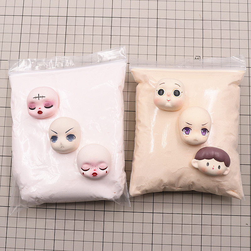 100g/bag White/Pink Skin Tone  - Air Dry Clay 评论和价格