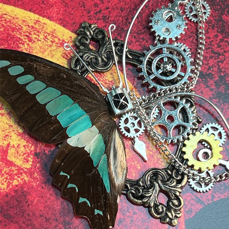Steampunk Butterfly Frame DIY  - Art Craft Mirror 评论和价格