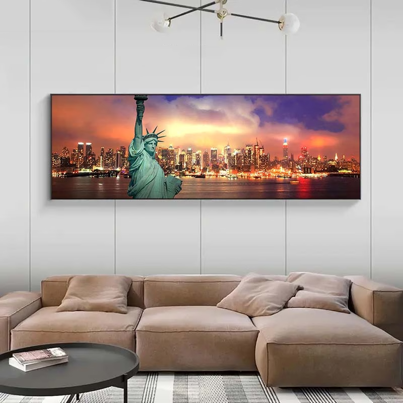 Modern Downtown New York Night - Art And Craft New York 评论和价格