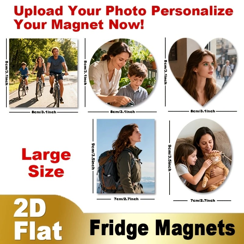 Custom Photo Fridge Magnet 2D  - Art Craft Kitchen 评论和价格