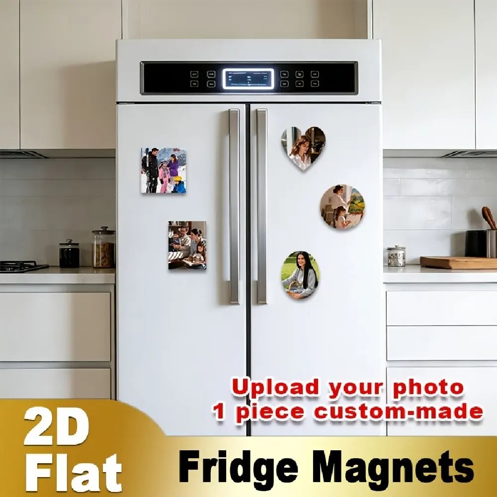 Custom Photo Fridge Magnet 2D  - Art Craft Kitchen 评论和价格