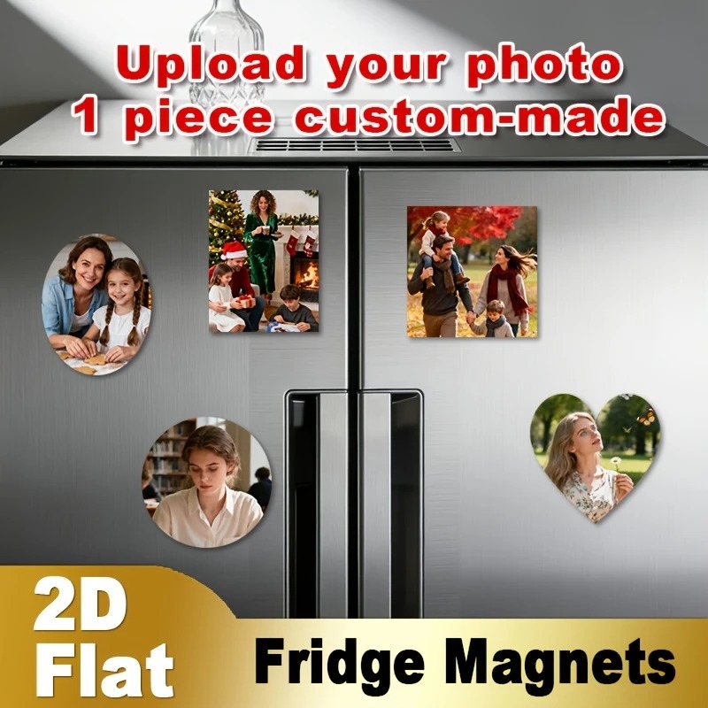 Custom Photo Fridge Magnet 2D  - Art Craft Kitchen 评论和价格