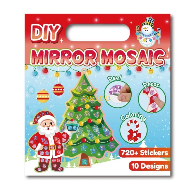 QX2D Christmas Foil Sticker Fo - Art Craft Mirror 评论和价格