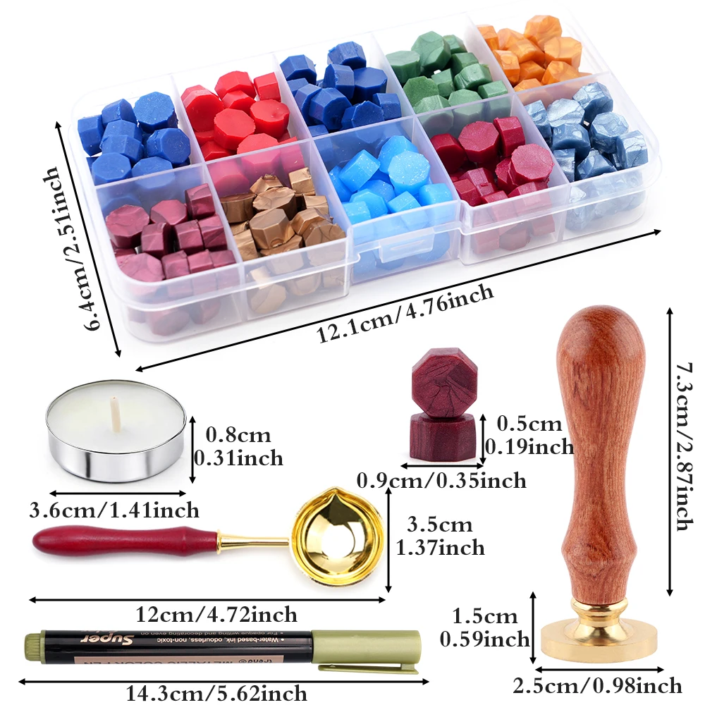 Colorful Sealing Wax Kit Alpha - Batik Wax Kit 评论和价格