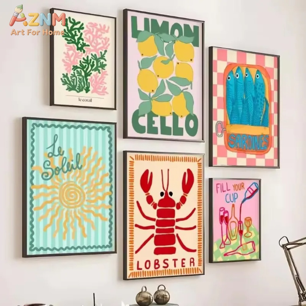 AZNM Colorful Summer Lemon Lob - Art Craft Kitchen 评论和价格