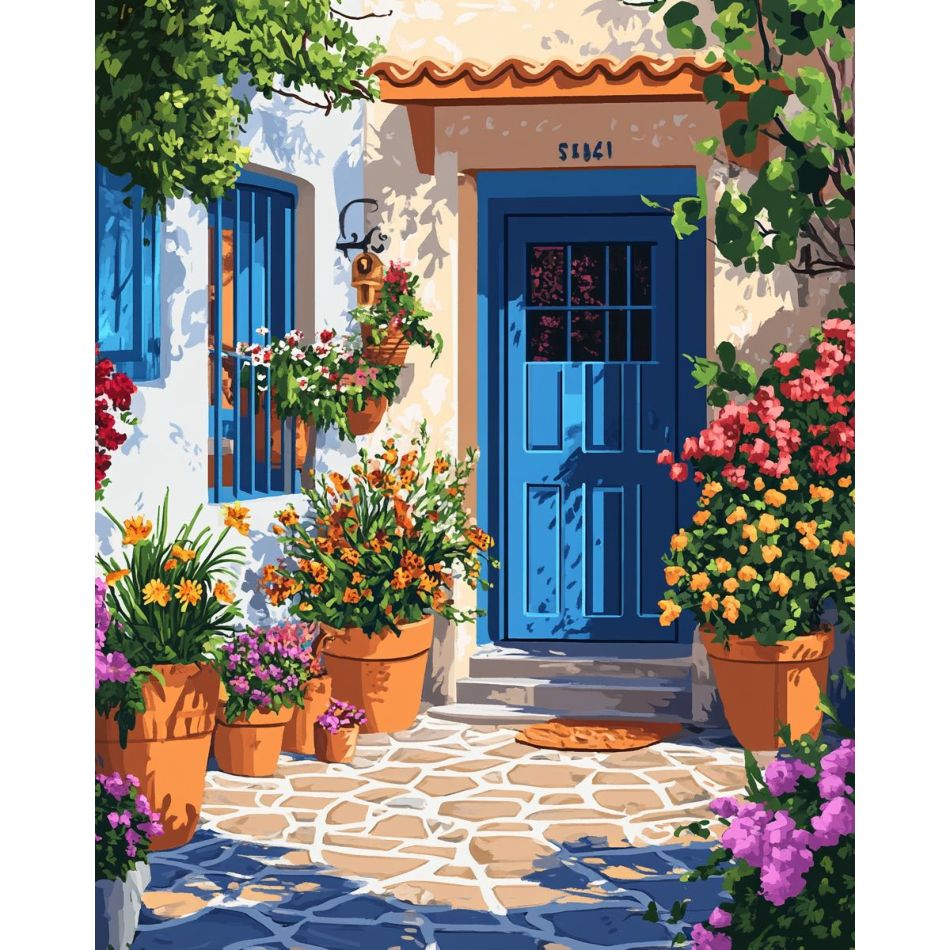 RUOPOTY The Blue Door Diamond  - Art Craft Ideas With Paper 评论和价格