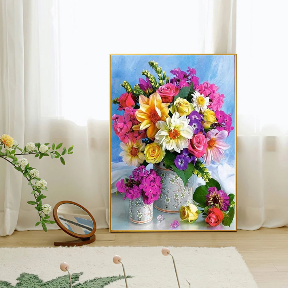 Full Diamond Mosaic Flower 5D  - Art Craft Flower 评论和价格