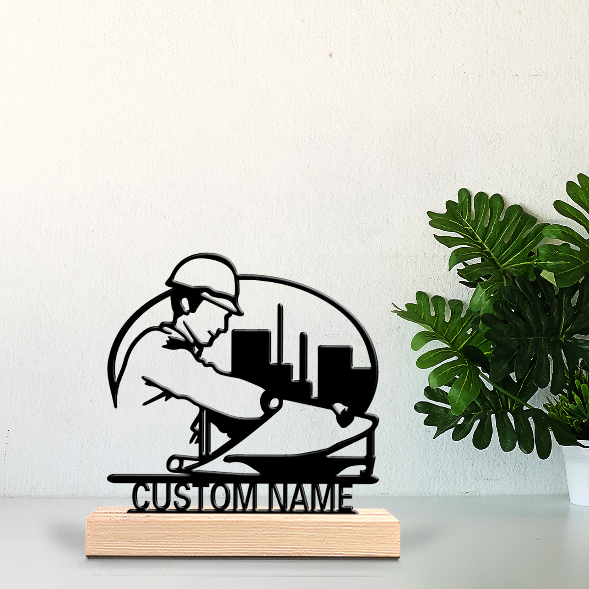 1pc construction worker Custom - Art Craft Names 评论和价格