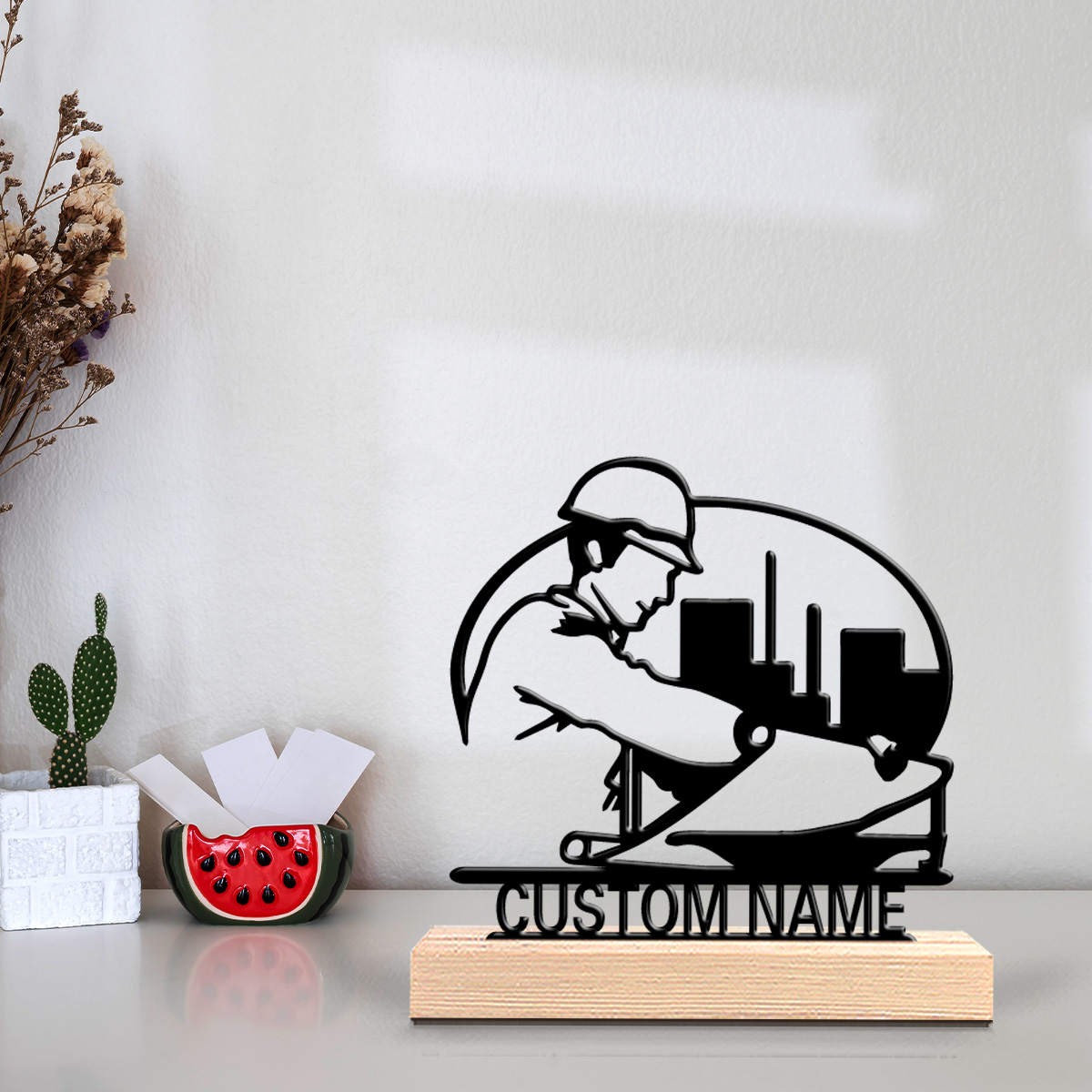 1pc construction worker Custom - Art Craft Names 评论和价格