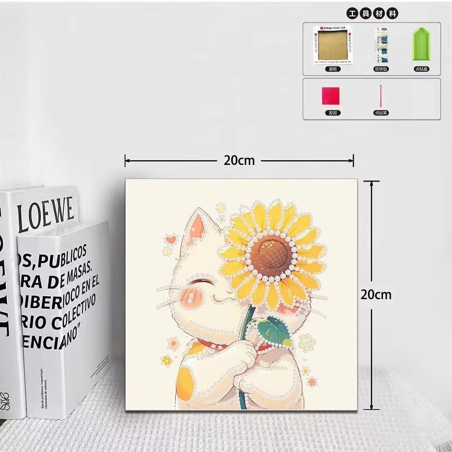Owl Diamond Pearl Art DIY Pain - Art Craft Flower 评论和价格