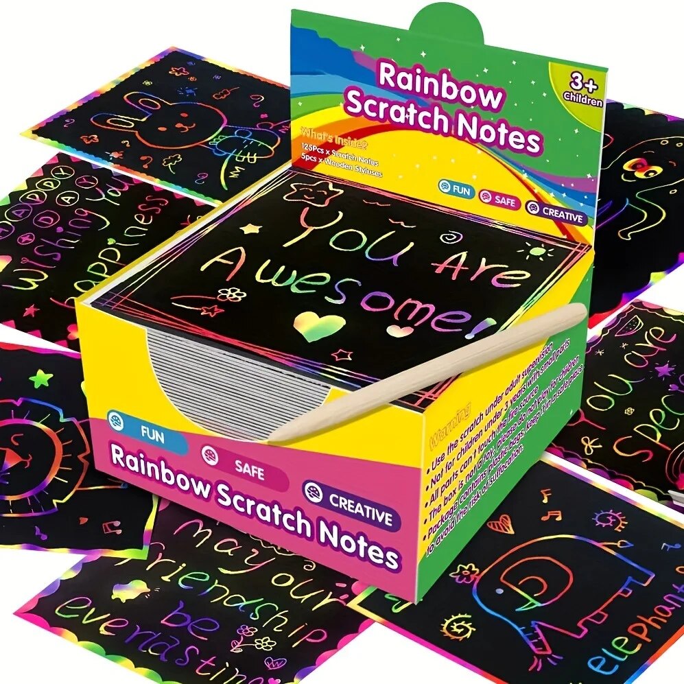 Many Creative Scratch Art Card - Art Craft Education 评论和价格