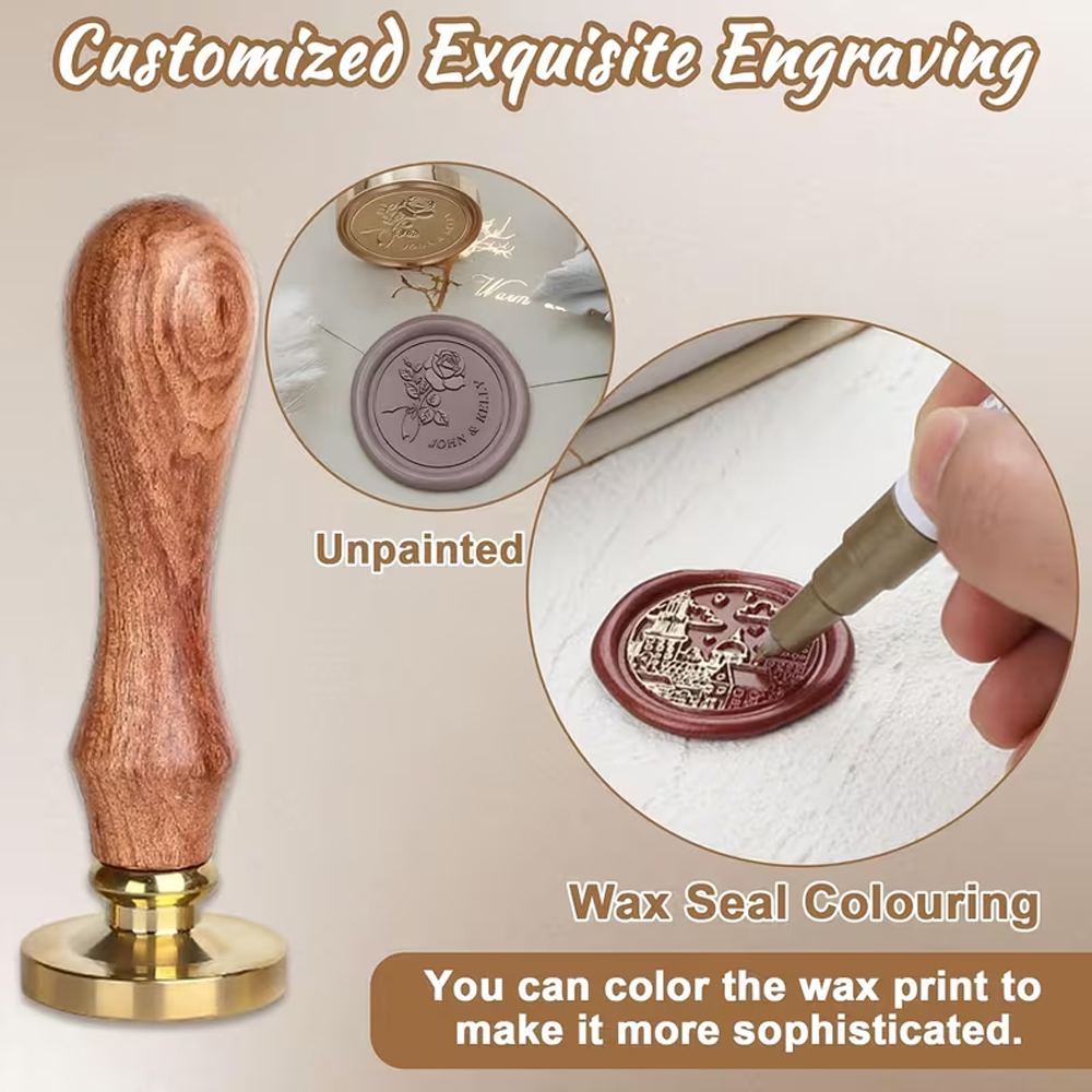 Personalized Wax Sealing Stamp - Batik Wax Kit 评论和价格