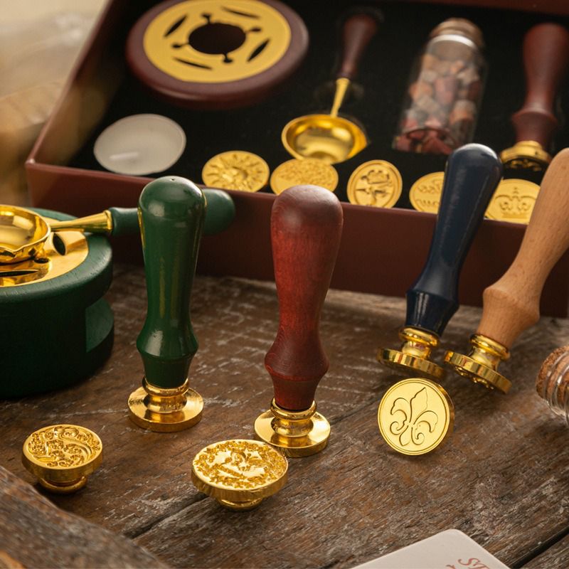 Wax Seal Stamp Set Sealing Wax - Batik Wax Kit 评论和价格