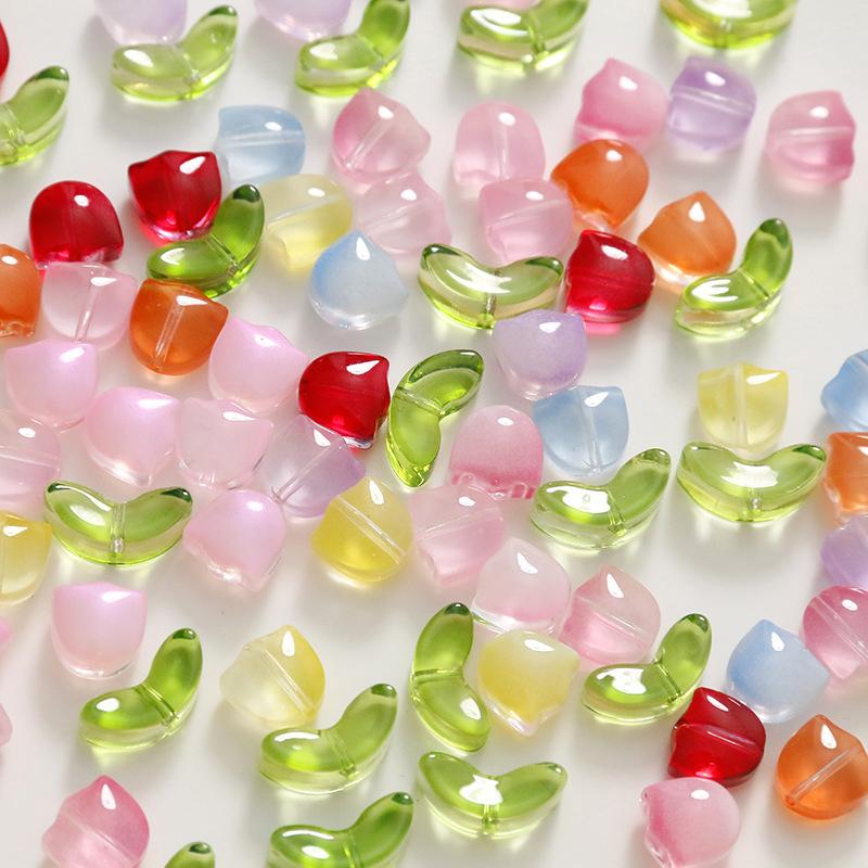 Lampwork  Flower Beads 30Pcs M - Art Craft Flower 评论和价格