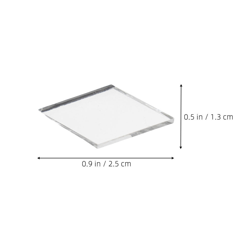 200Pcs Self Adhesive Mini Mirr - Art Craft Mirror 评论和价格