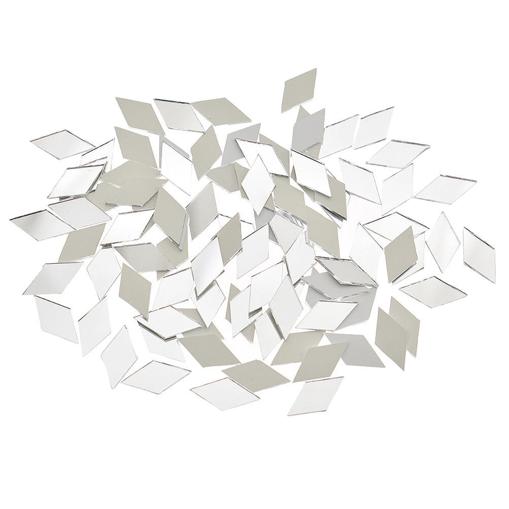 200Pcs Self Adhesive Mini Mirr - Art Craft Mirror 评论和价格
