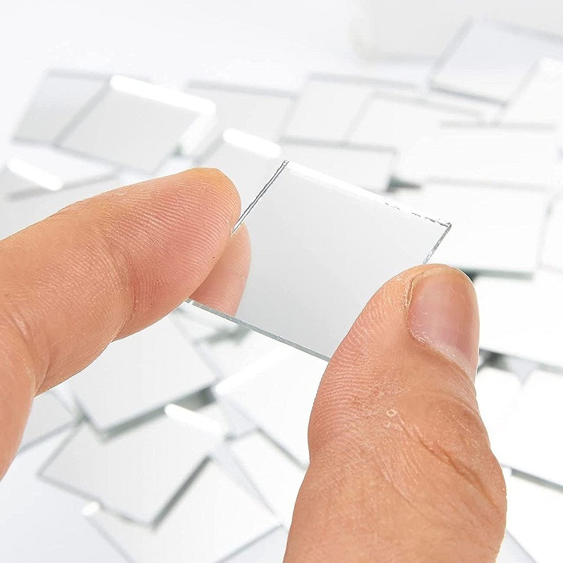 NEW Good 500Pcs 10x10mm/15x15m - Art Craft Mirror 评论和价格